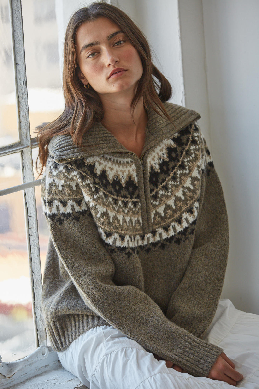 Sommet Half Zip Sweater