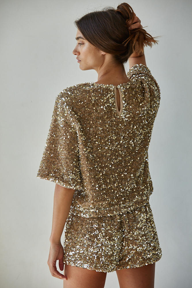 Spotlight Sequin Top