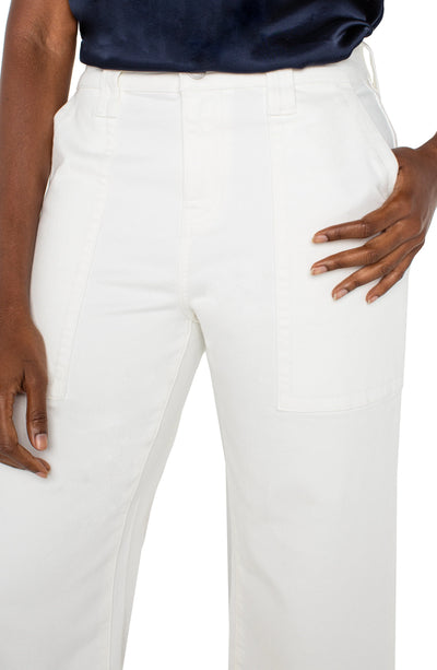 Stride Hi-rise Wide Leg Crop w Patch Pocket 26