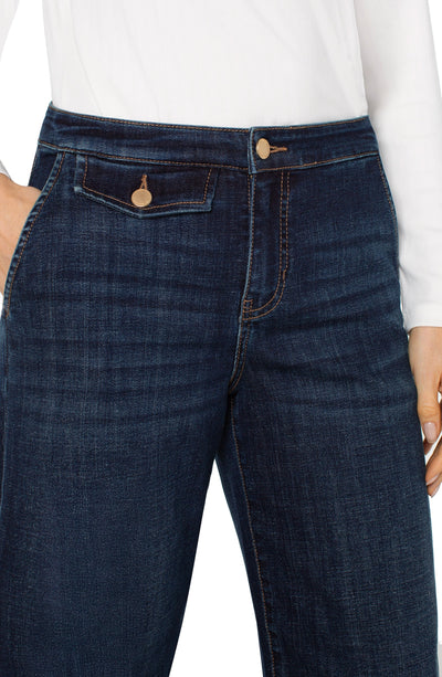 Stride Wide Leg w/ Trouser Details 27" ims