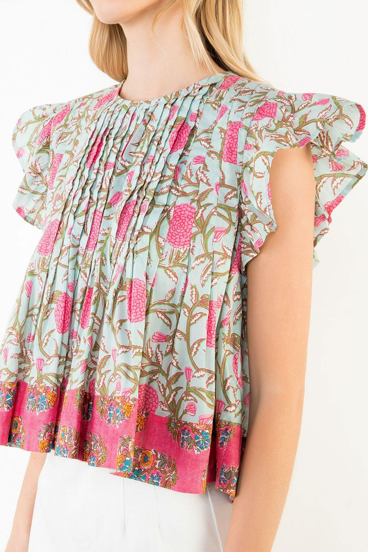 Flutter Sleeve Top