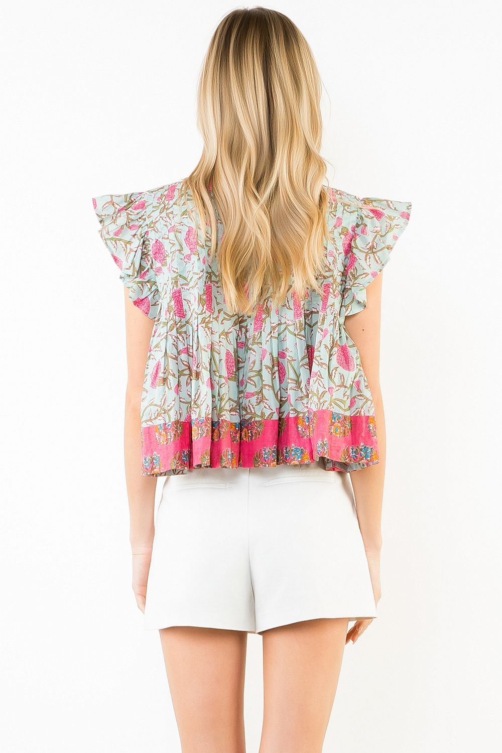 Flutter Sleeve Top