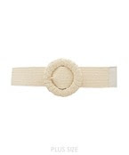 Round buckle belt