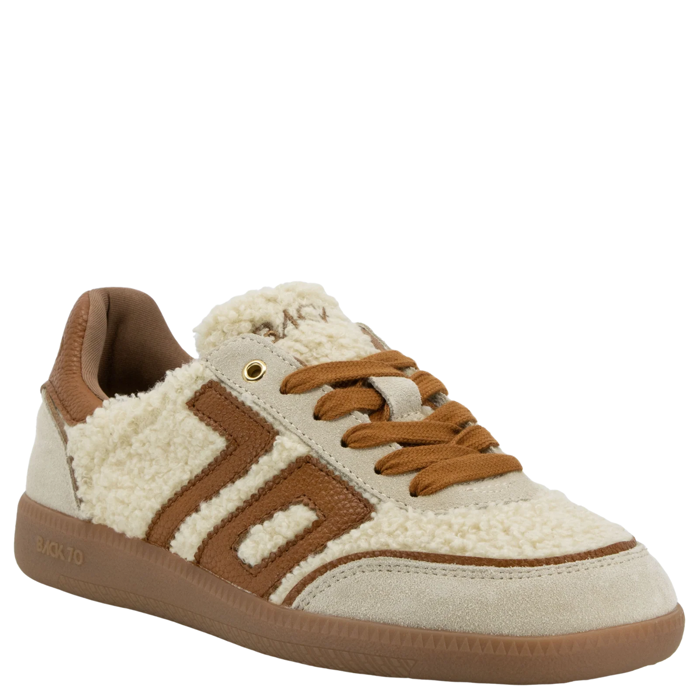 Teddy Fu in Milk Ice Cuoio Sneakers