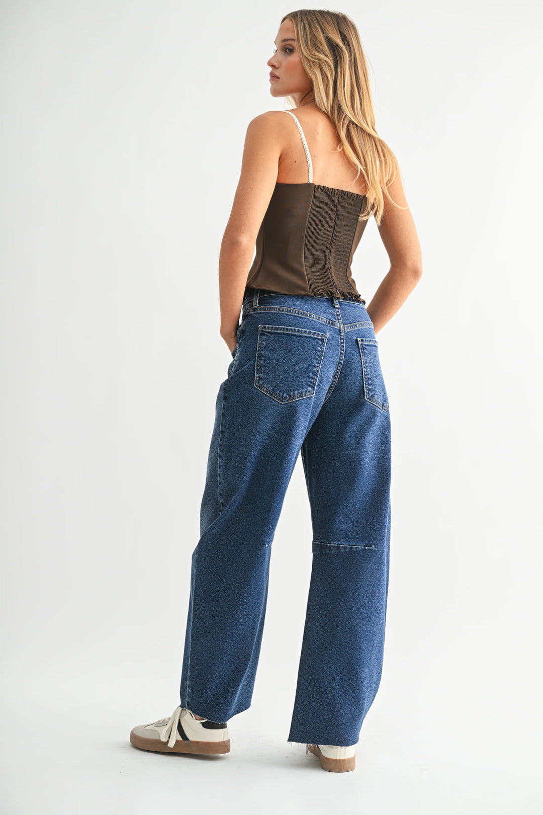 The Seamed Barrel Jean