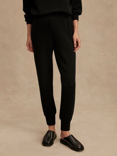 The Slim Cuff Pant 25" in Black