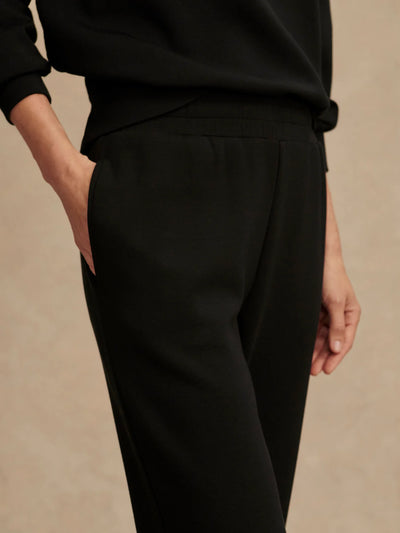 The Slim Cuff Pant 25" in Black