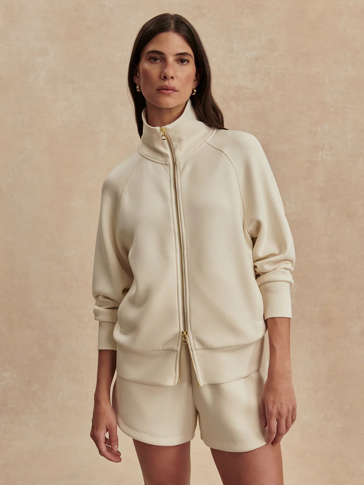 Tyde Zip Through Sweat in Pristine