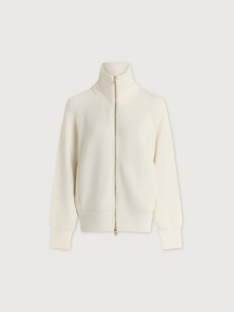 Tyde Zip Through Sweat in Pristine