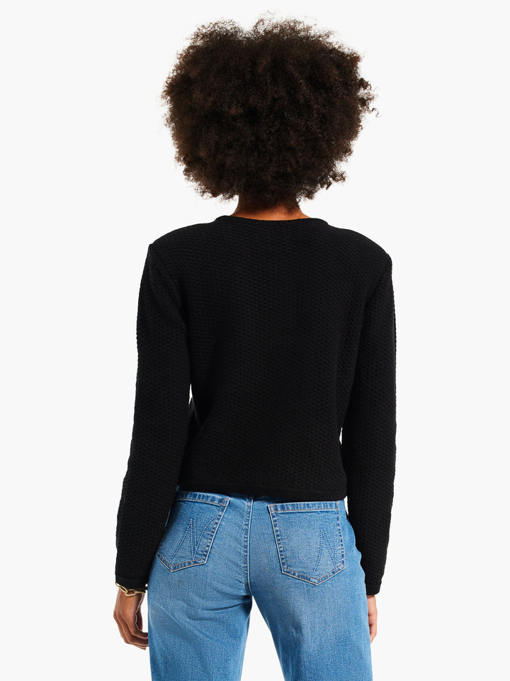 GILDED TEXTURE SWEATER JACKET