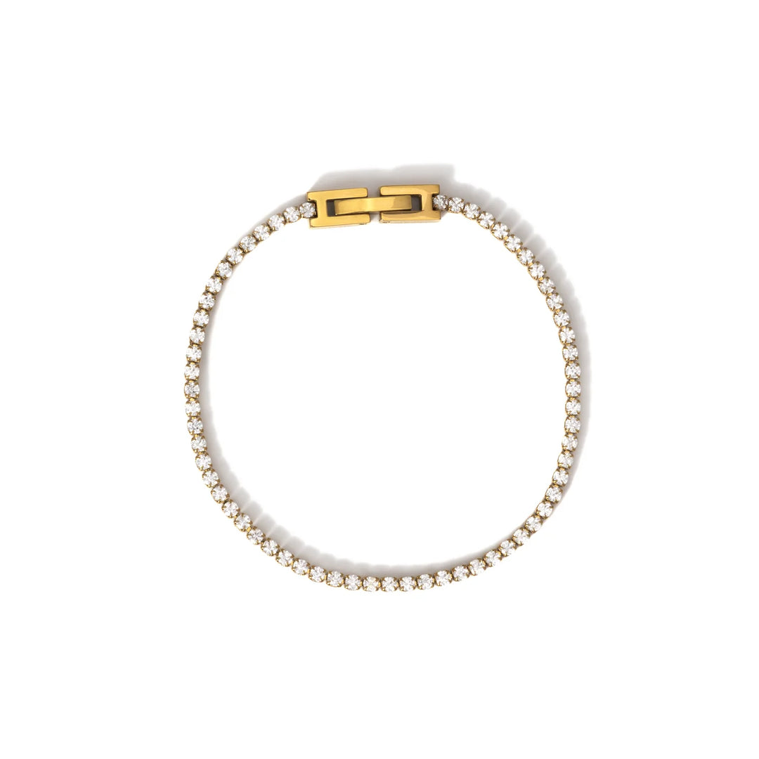 Waterproof 2mm Tennis Bracelet
