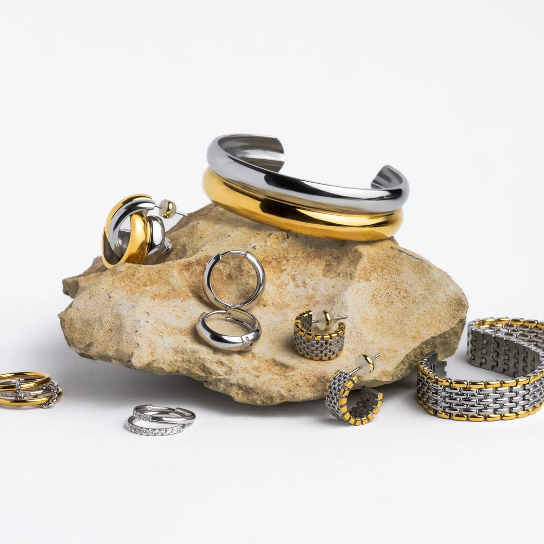 Waterproof Chunky Gold Bracelet