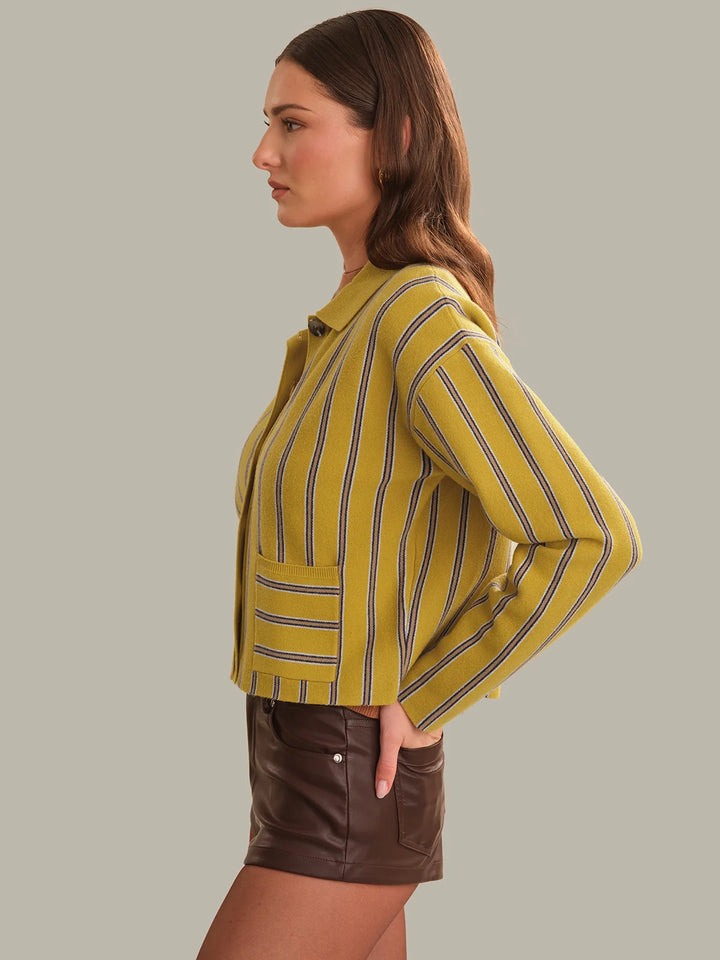 Waverly Vertical Stripe Shacket