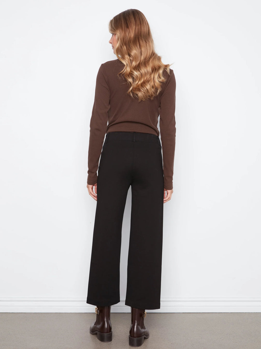 Wide Leg PDR Pants with Patch Pockets