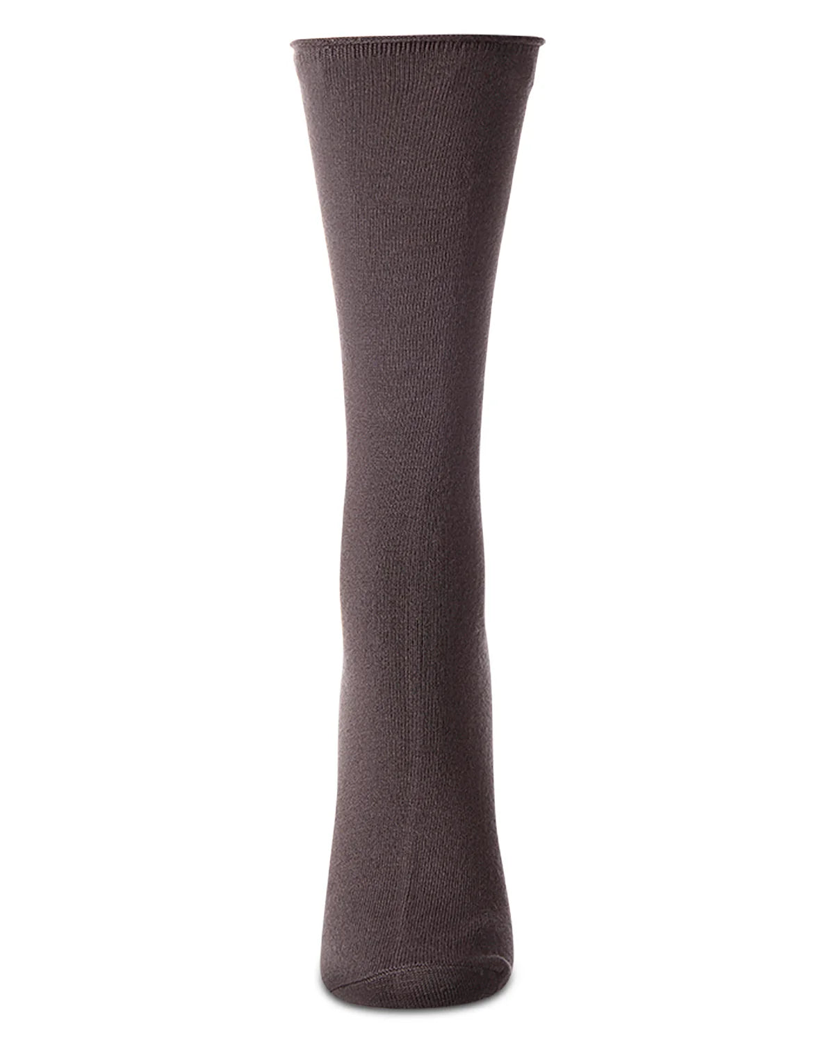 Natural Blend Bamboo Roll Top Crew Sock