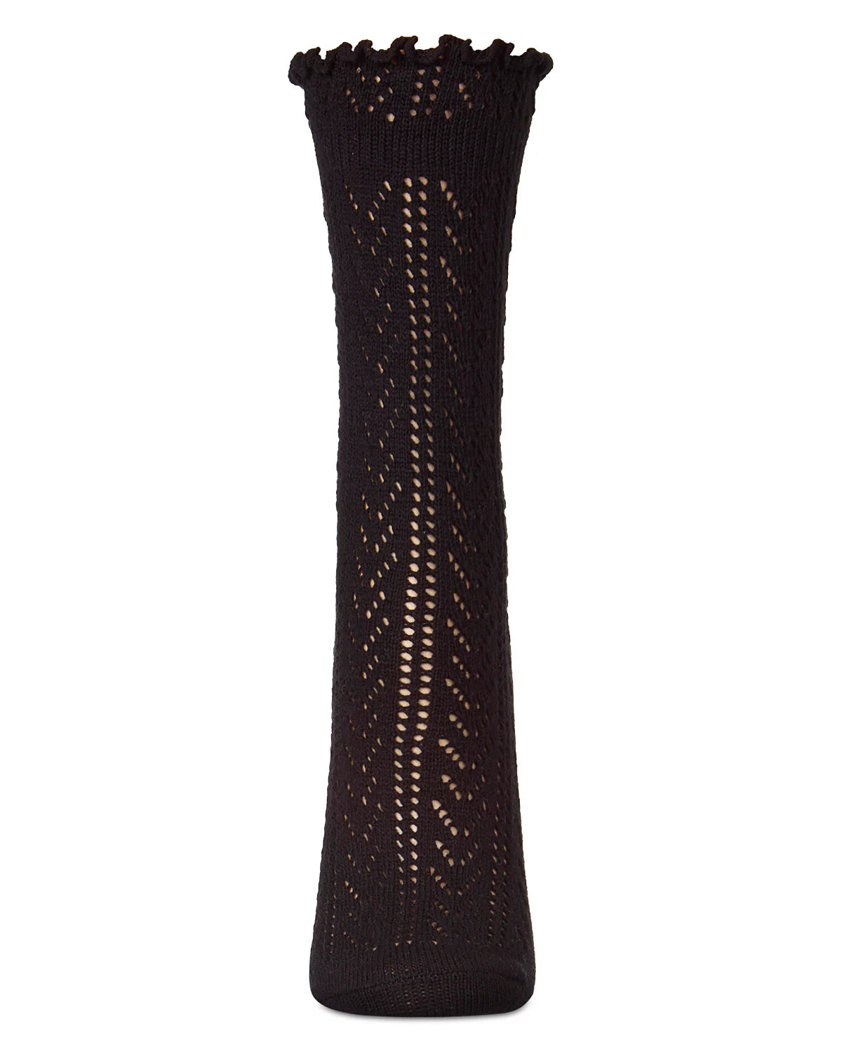 Women's Ruffle Pointelle Crew Socks