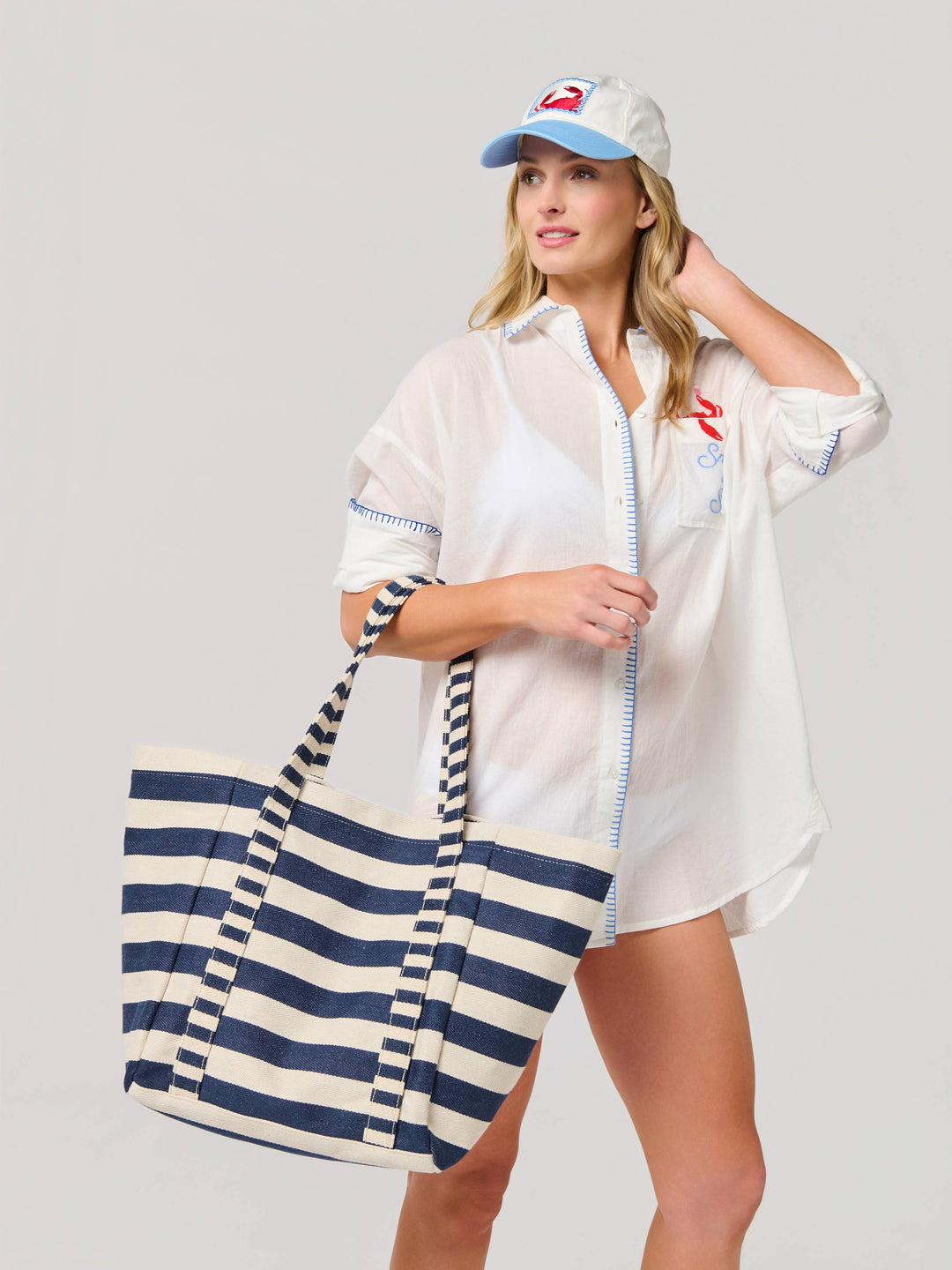 SAILOR TOTE,NAVY