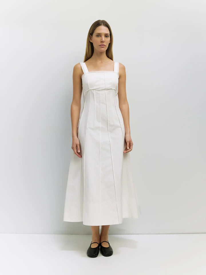 Paneled Cotton Dress