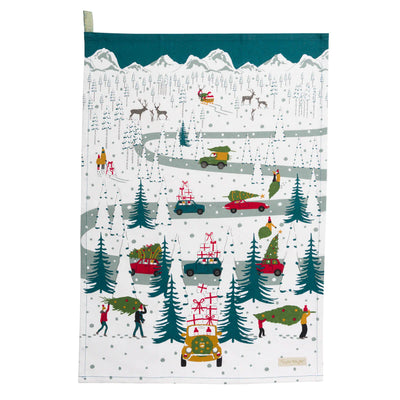 Home For Christmas Tea Towel