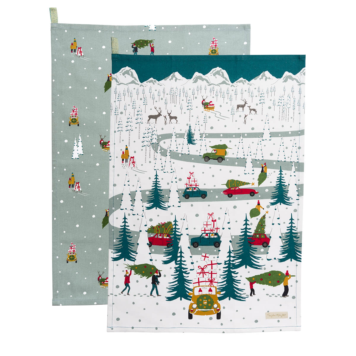 Home For Christmas Tea Towel