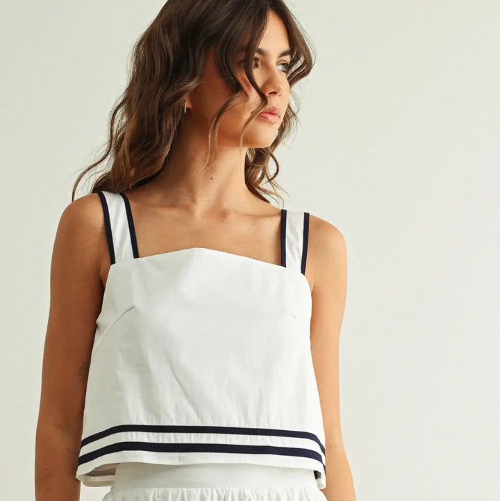 Top W Ribbon Stripe