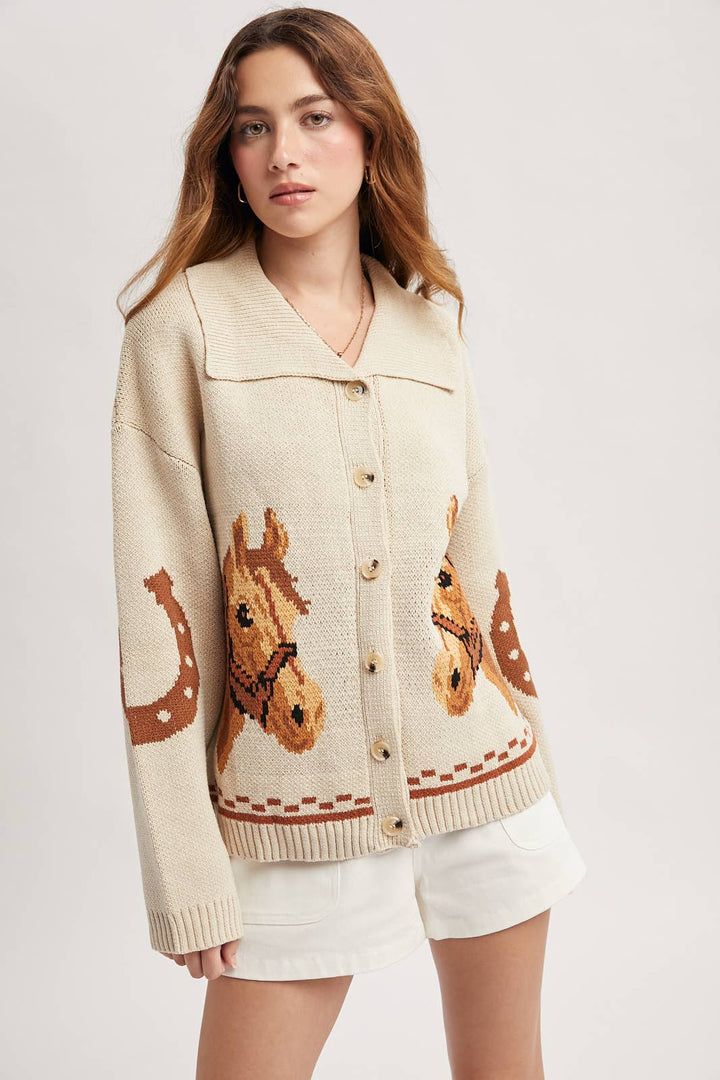 HORSE CARDIGAN