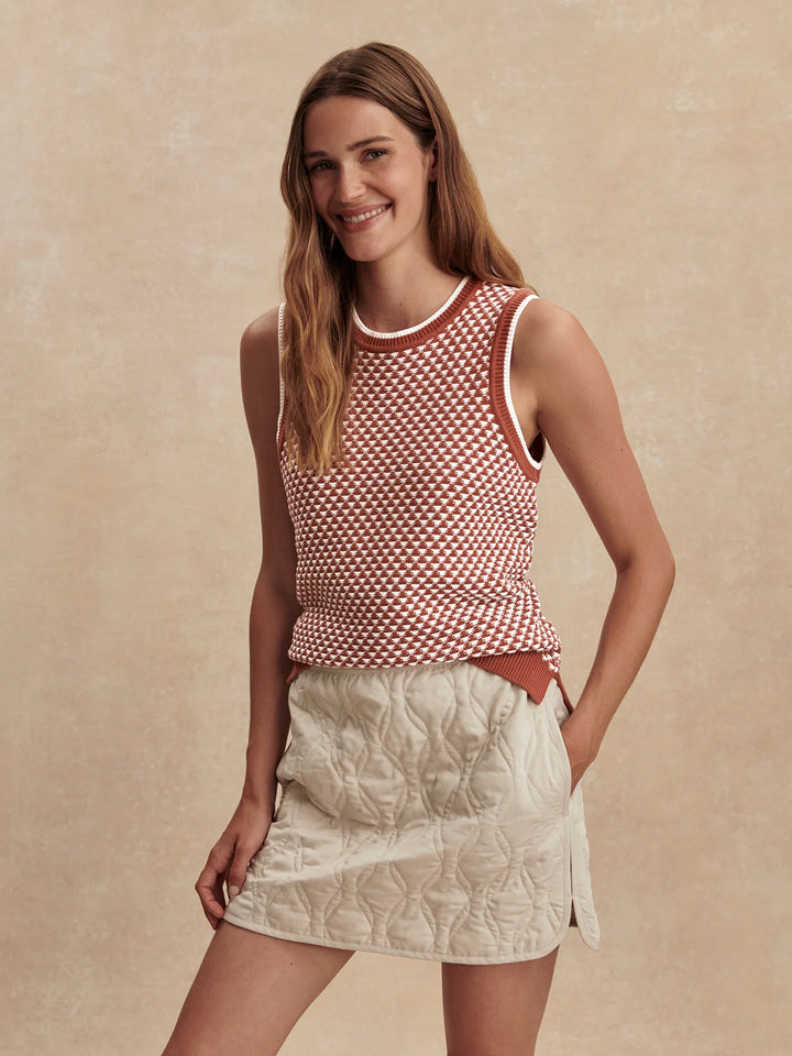 jenson stitch knit tank - maple