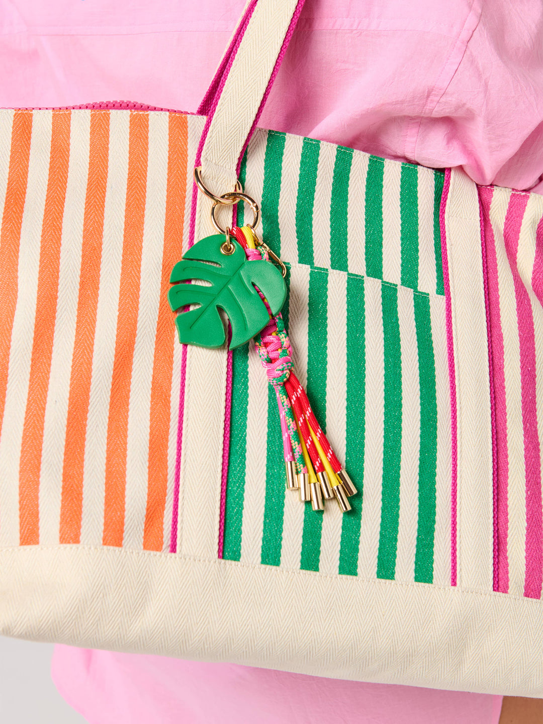 PORT STRIPE TOTE: MULTI