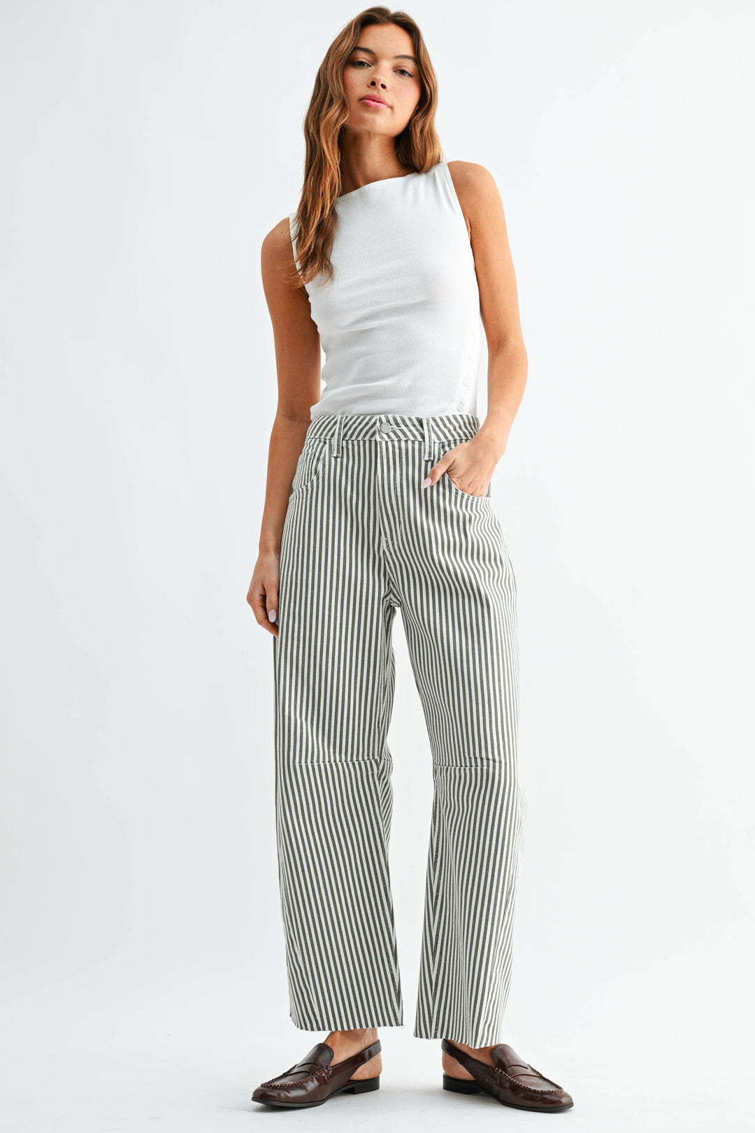 Barrel Jean w/ Seams
