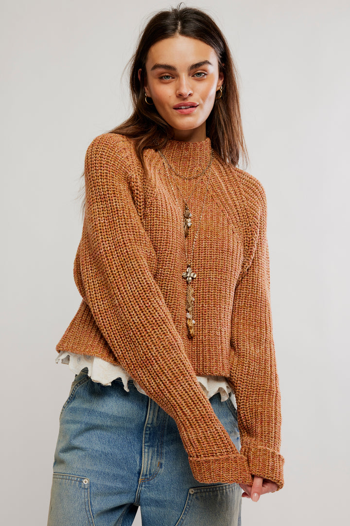 Low Tide Pullover in Cinnamon Spice