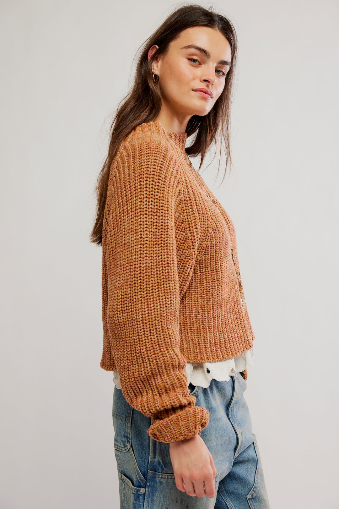 Low Tide Pullover in Cinnamon Spice