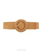 Round buckle belt