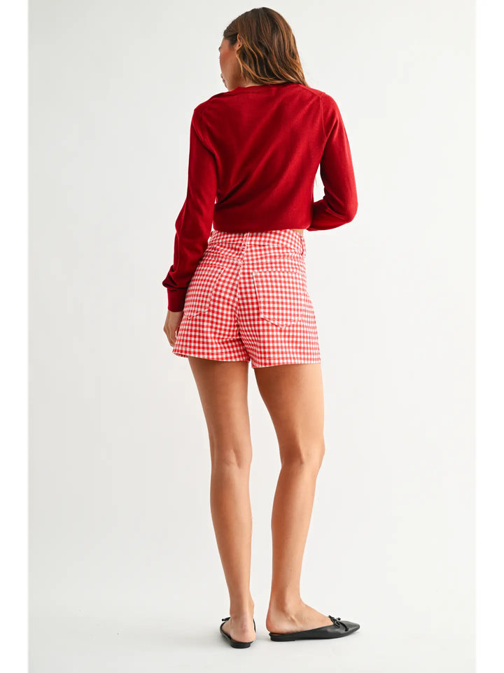 Nothing Fancy Gingham Short