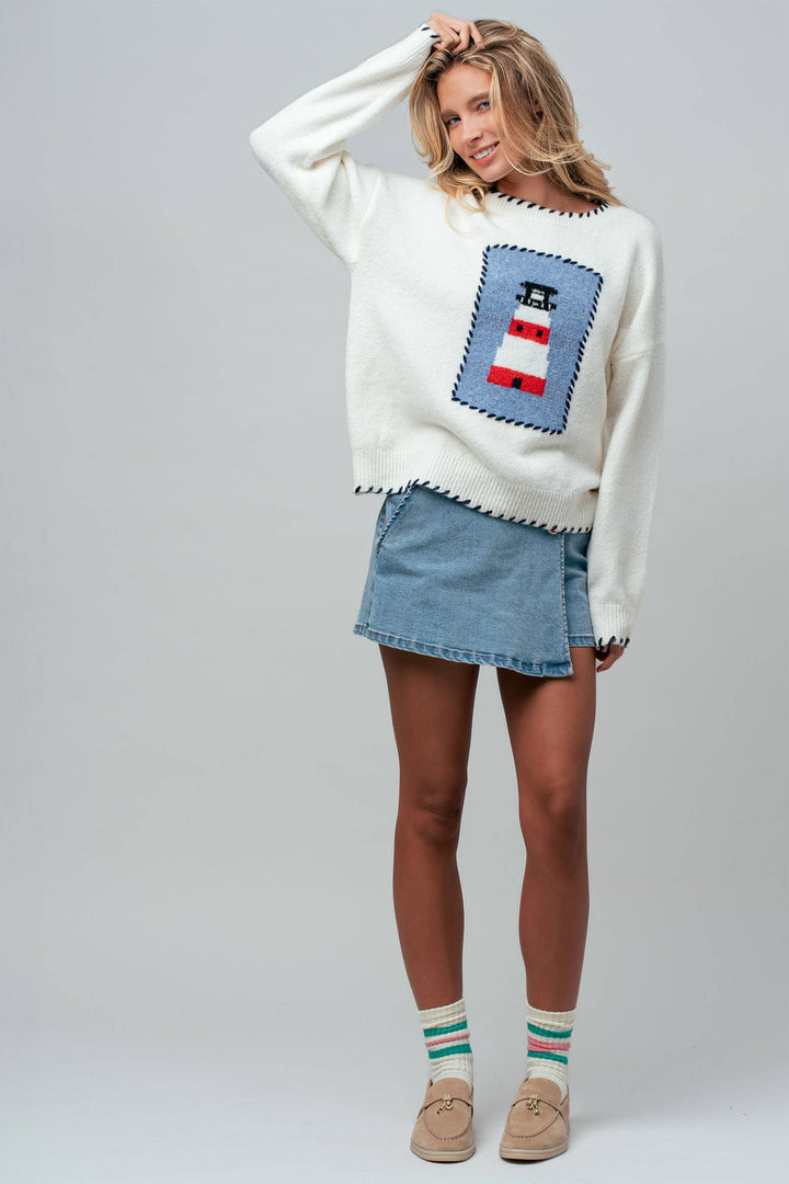 Whipstitch Lighthouse Sweater