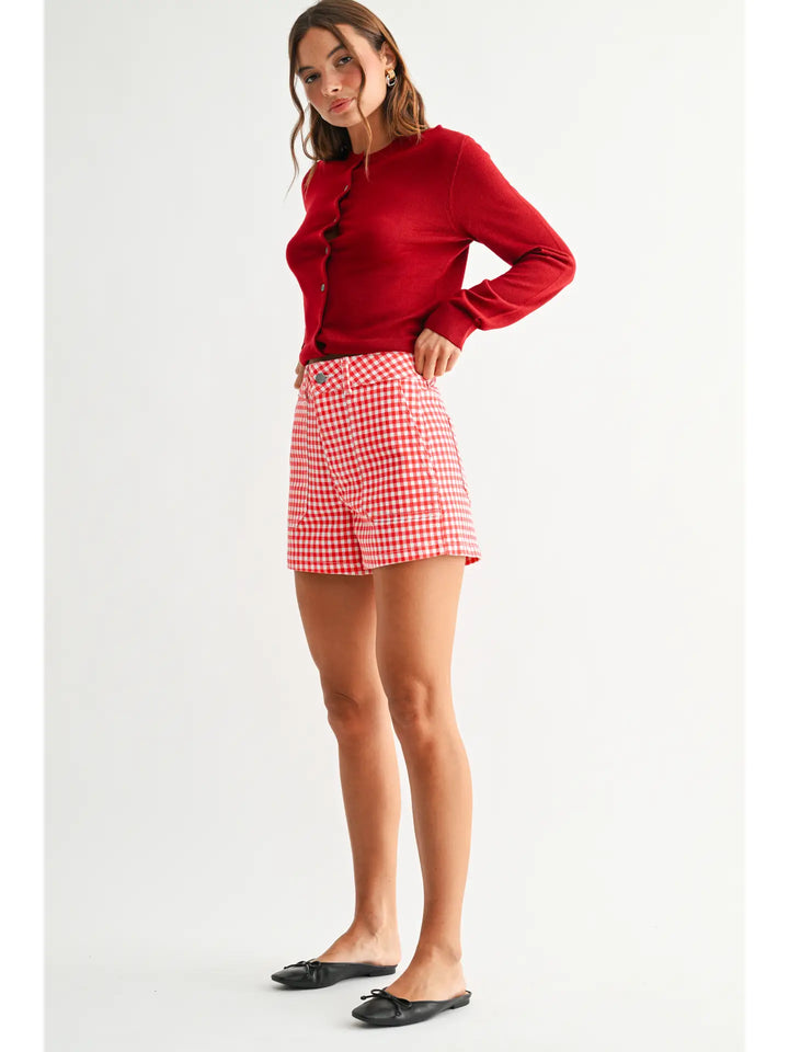 Nothing Fancy Gingham Short