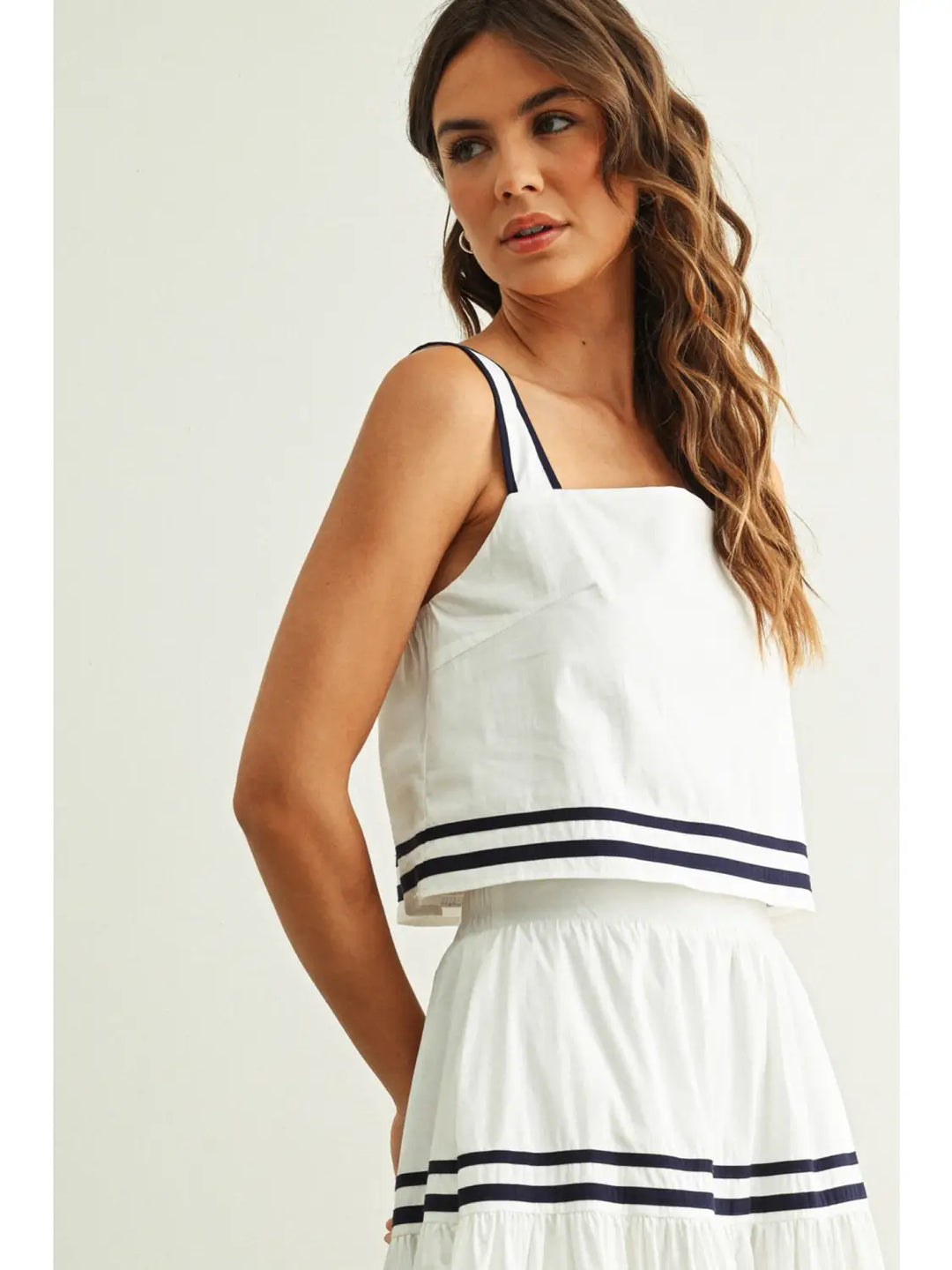 Top W Ribbon Stripe