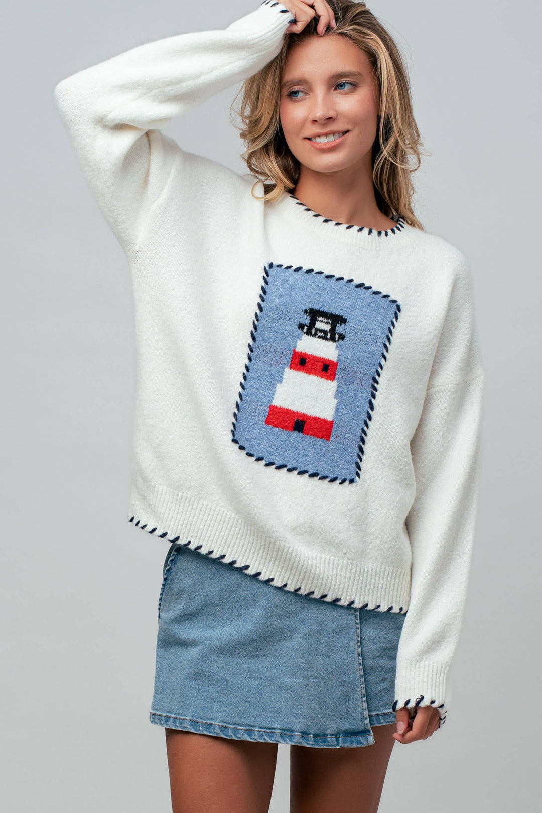 Whipstitch Lighthouse Sweater