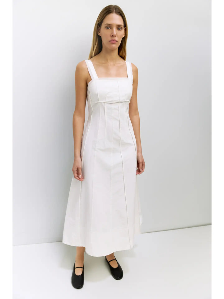 Paneled Cotton Dress