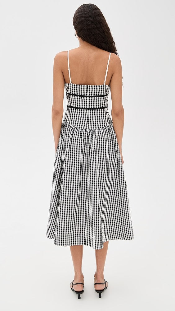 Georgia Gingham Midi Dress