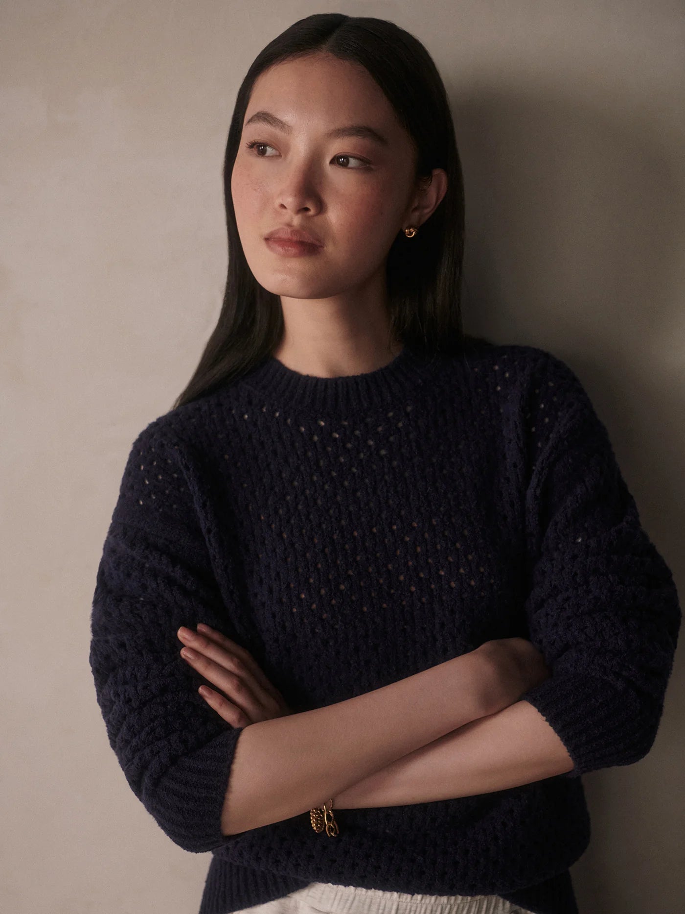 grady boucle knit sweater