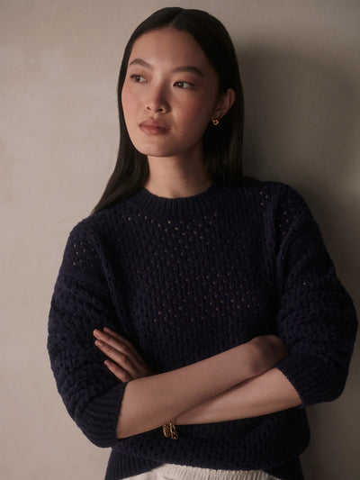 grady boucle knit sweater