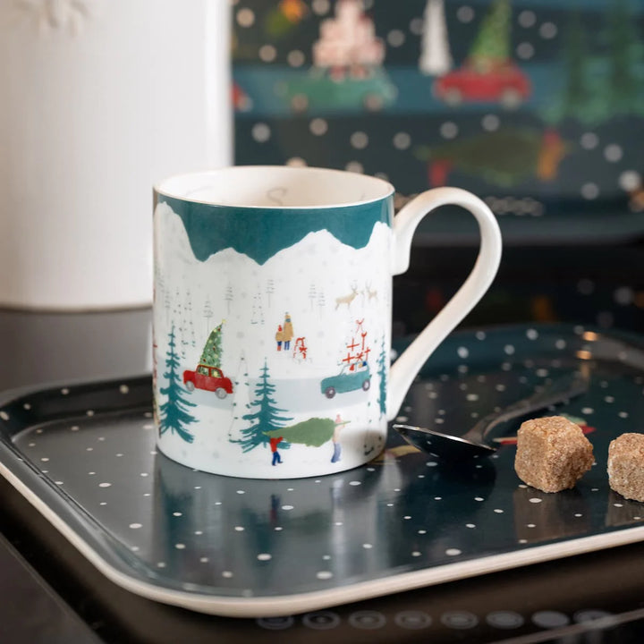 Home for Christmas Tray