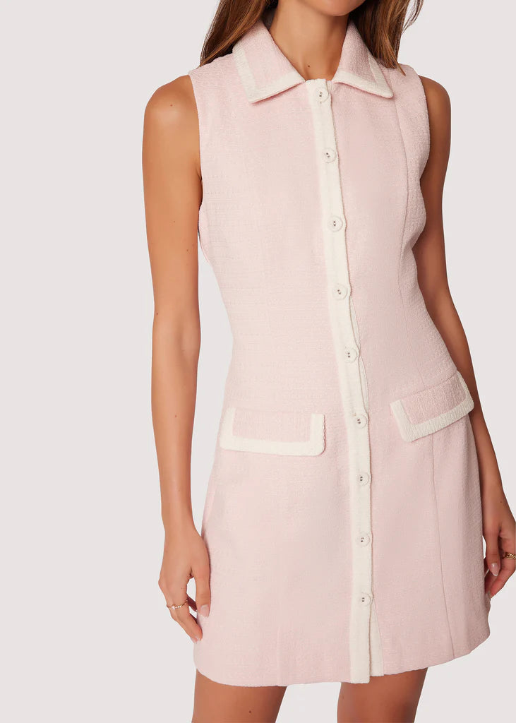 Jackie’s Soirée Button Down Mini Dress
