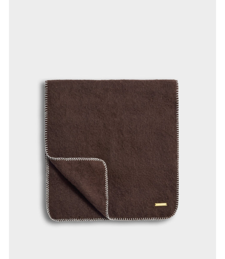 Whipstitch Scarf - Chocolate