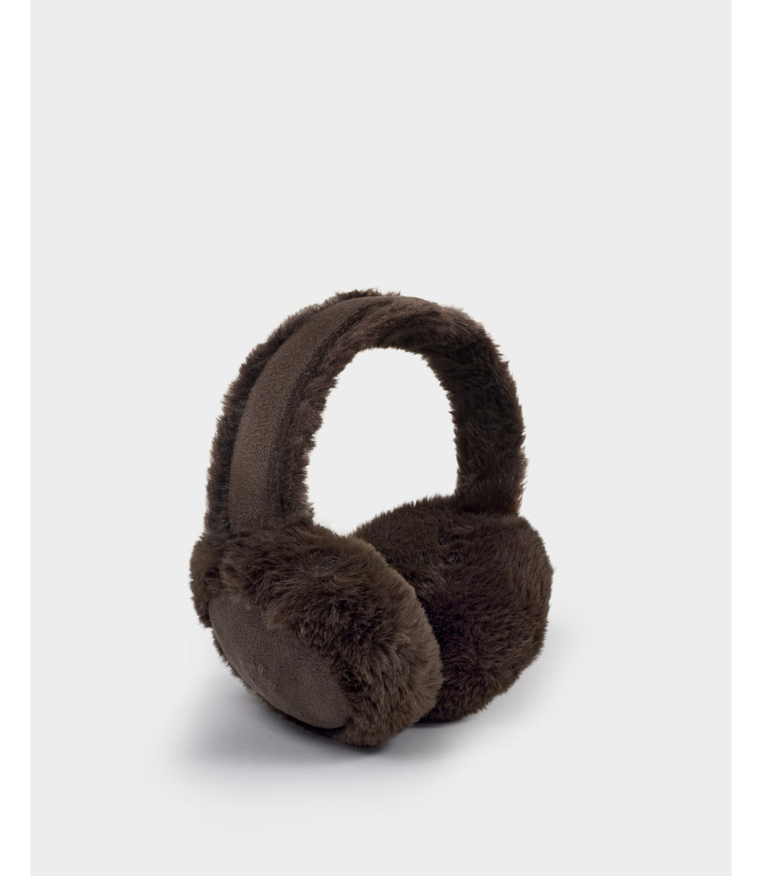 Faux Suede Earmuffs - Chocolate