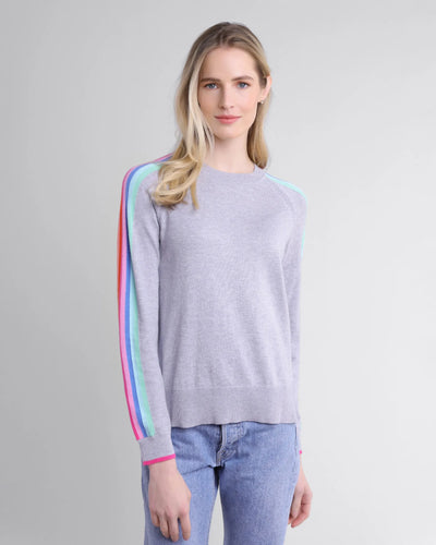 Cotton Cashmere Bowie Stripe Raglan
