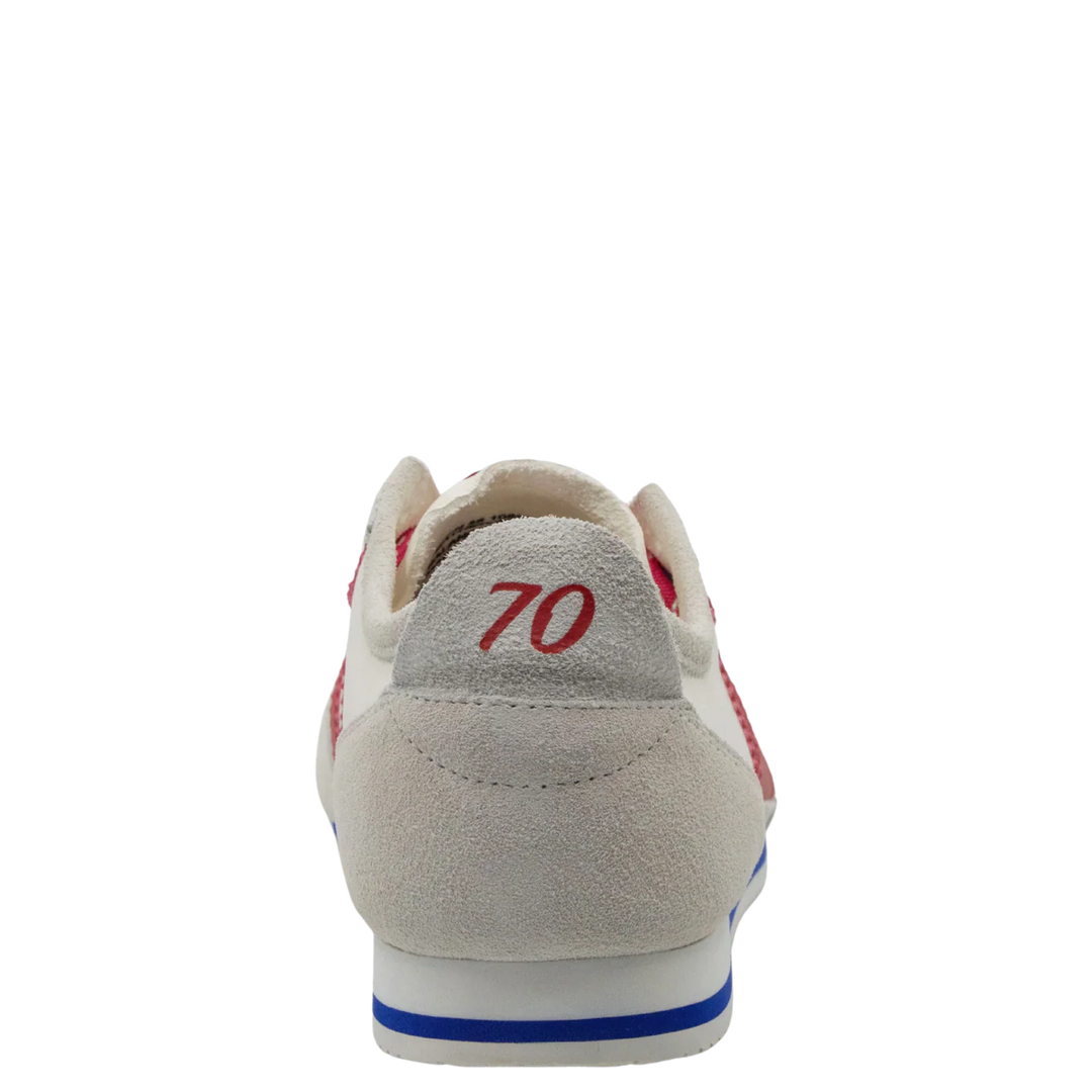 Leon in White Red Sneakers