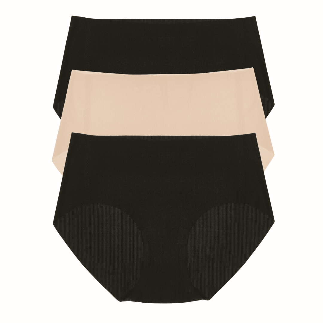 Like Nothing Hipster 3-Pack - Black/Nude/Black