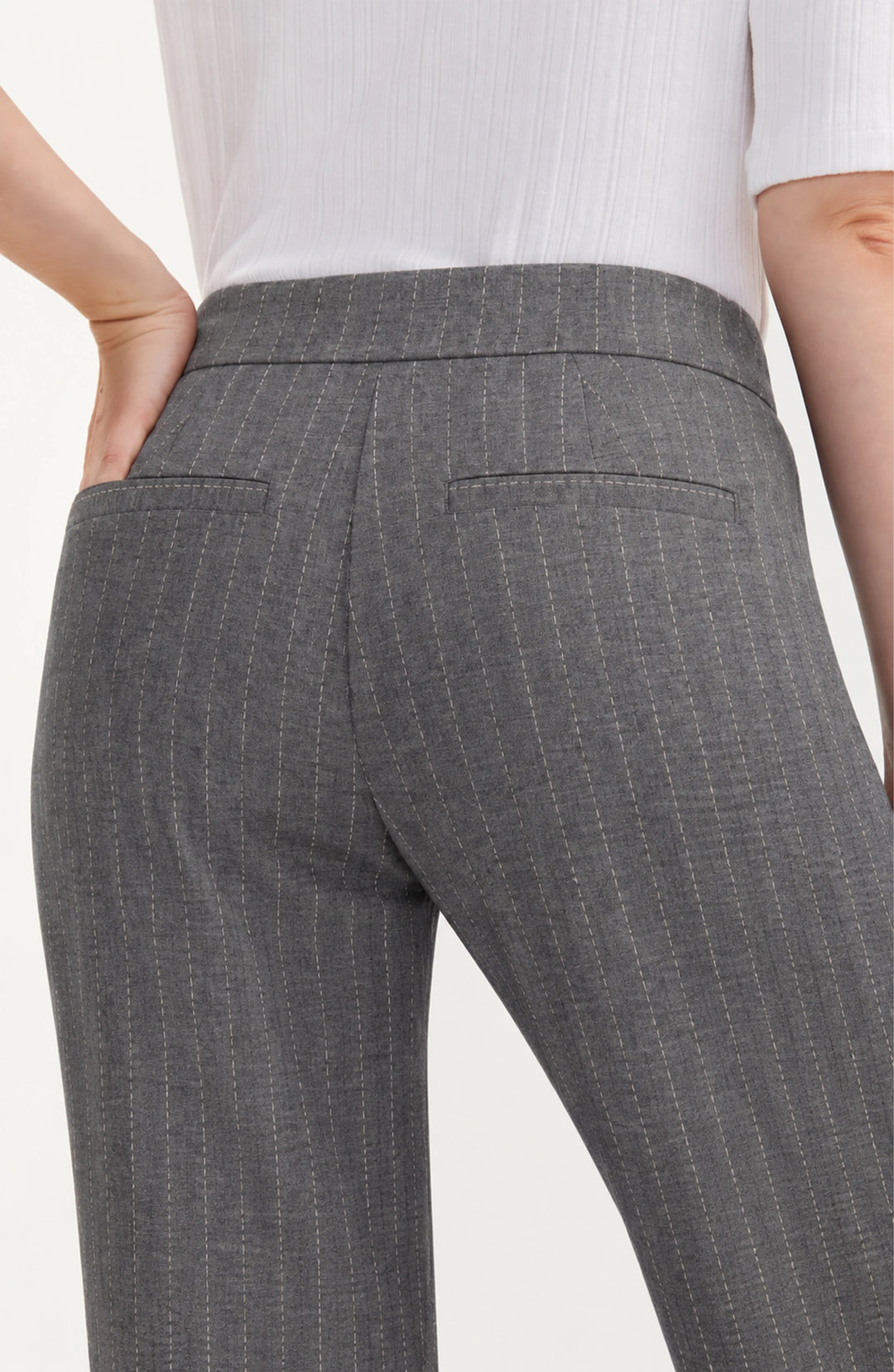 Pull-on Wide Leg Trouser