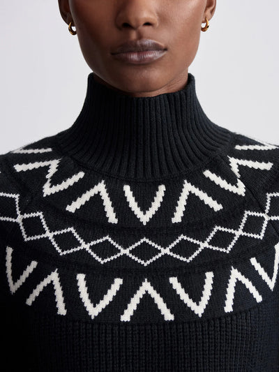 marcie fairisle yoke knit